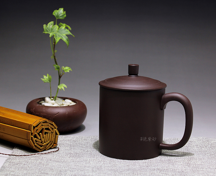 
                                        荆邑紫砂杯子茶杯大号水杯全手工男女功夫茶具茶杯套装紫砂茶壶宜兴礼品泡茶天下无双珍藏                