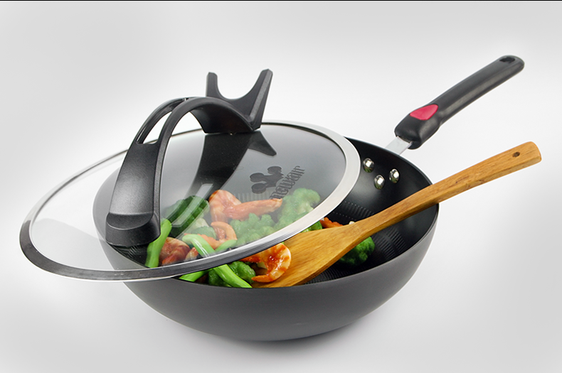 维艾 高端无油烟不粘锅炒锅不粘锅无烟锅电磁