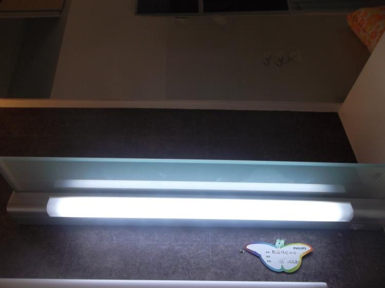 【年货节狂欢】飞利浦镜前灯 浴室卫生间镜柜灯化妆灯壁灯现代简约防水防雾 靓丽38104 配14W 冷白6500K灯管