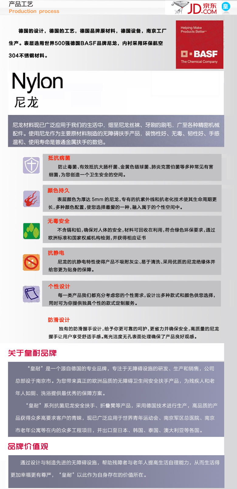 
                                                            皇耐 安全浴室带腿折叠凳老年公寓淋浴凳洗澡椅折叠椅壁凳壁椅医院 G款-助力版-黄色                
