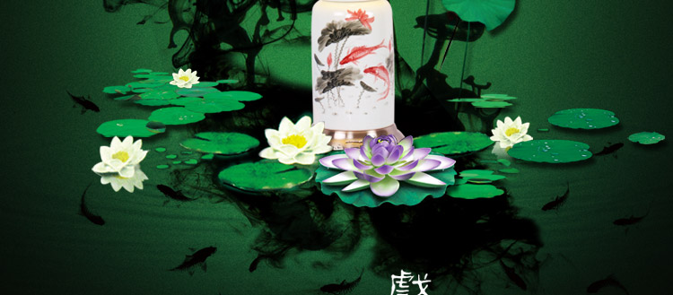 比月照明 现代中式陶瓷书房灯饰 卧室床头灯创意温馨新中式装饰护眼灯学生台灯3110