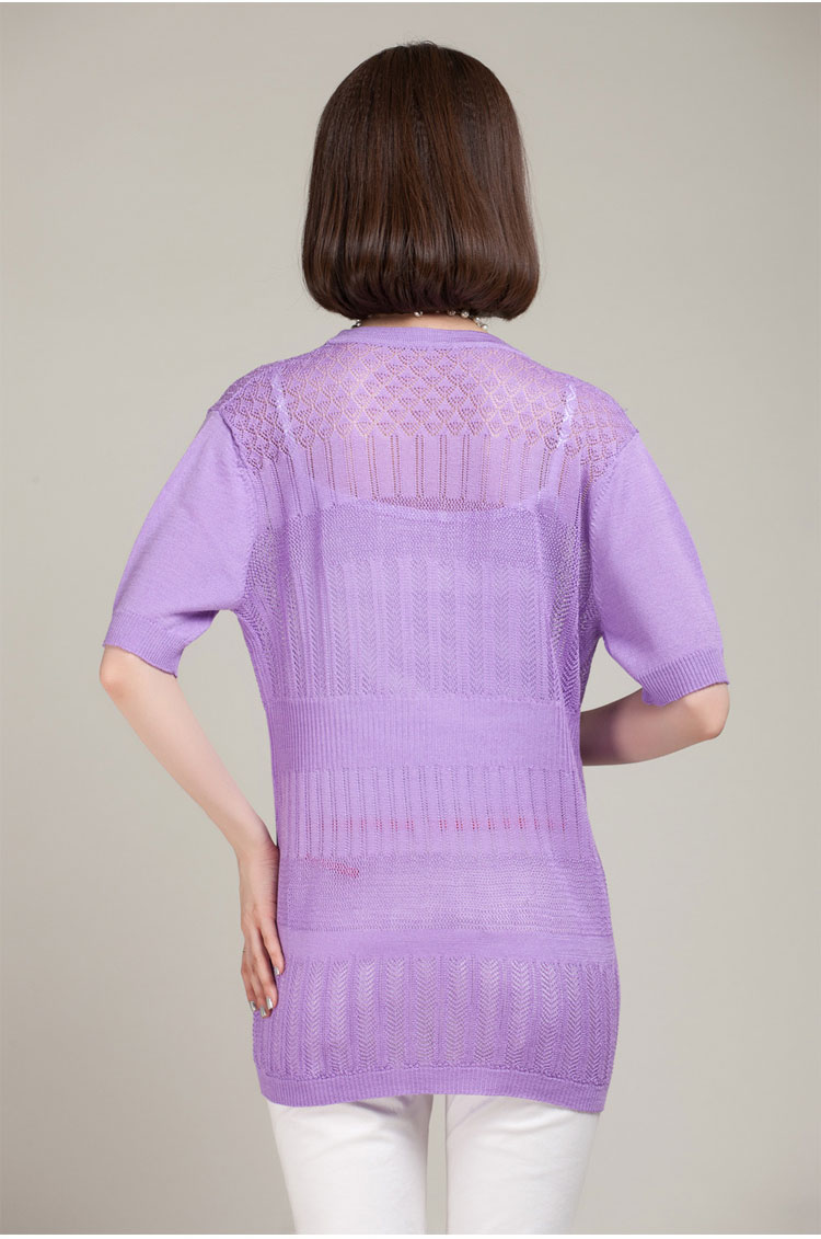 擅变2014夏季新品<em>时尚镂空</em>钩花<em>针织衫女开衫</em>