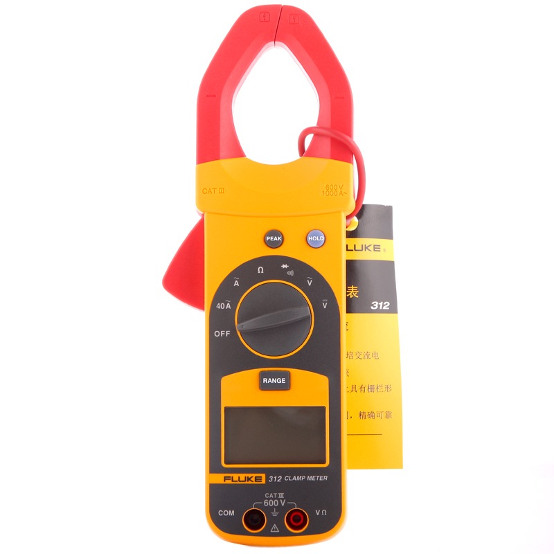 福禄克（FLUKE）F312 钳形万用表 掌上型数字万...