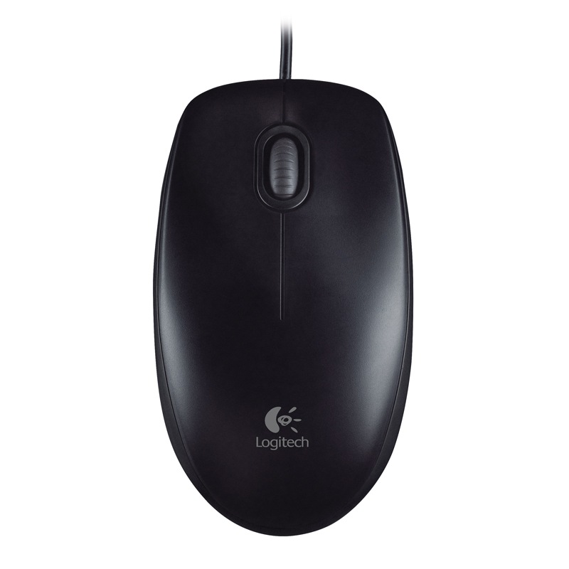 罗技（Logitech）M100r 光电鼠标 （黑色）