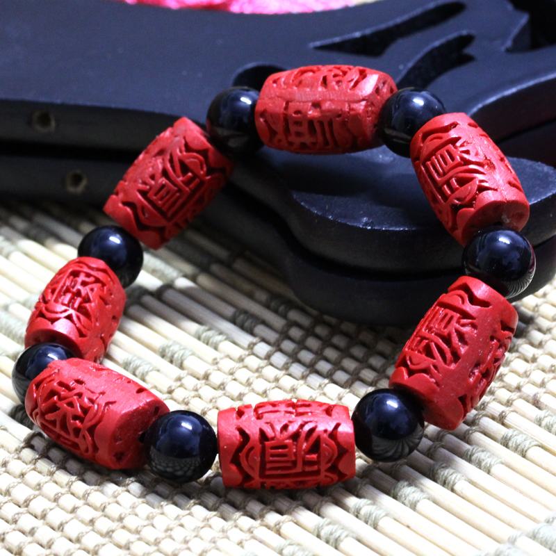 As ethnic Chinese red Selina Chow paint carved hand chain carved dark agate, verdant birthday gift Christmas holiday, New Year is available to both men and women, such as the Yee (rooyoor) , , , shopping on the Internet