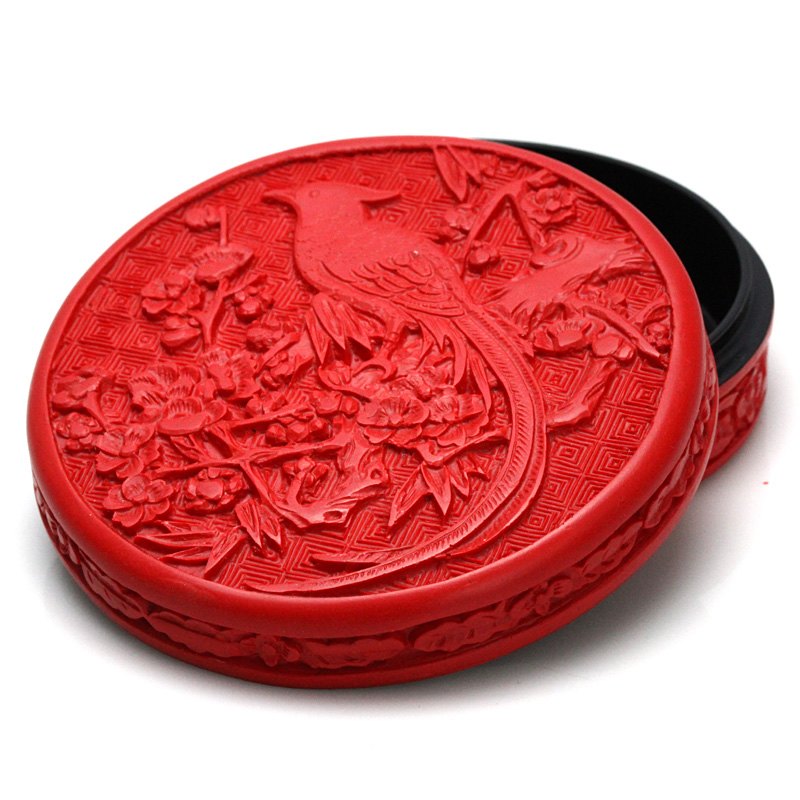 As China red paint Selina Chow carved jewelry box magpies round the year by marriage cartridge birthday gift for the diao lacquer, such as Yee (rooyoor) , , , shopping on the Internet