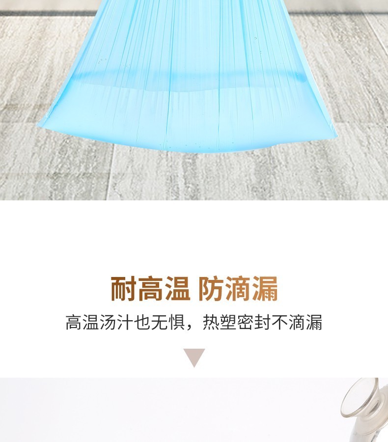 卡洛乐 抽绳自动收口垃圾袋加厚手提式大容量垃圾桶袋清洁纸篓塑料袋 干湿垃圾分类 大号40cm*50cm【6卷90个】