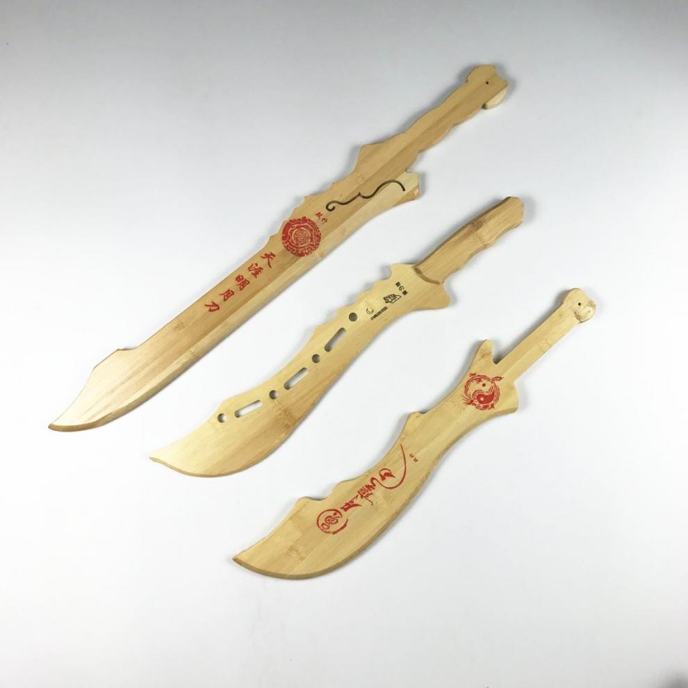 木质刀剑红军大刀玩具刀儿童木刀竹剑木剑木制道具武术训练木头刀