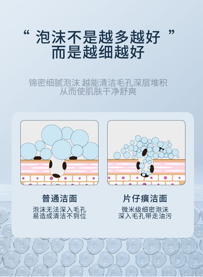 片仔癀祛痘洗面奶氨基酸深层清洁去角质黑头收缩毛孔温和祛痘控油男女士 清痘洁面膏100g（除螨祛痘）