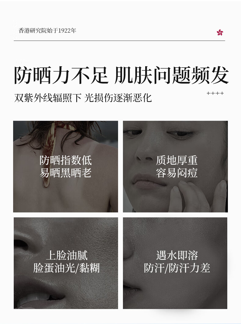 DIW皙世花容防晒乳夏季清爽SPF50+++防水防汗防晒高倍防晒学生男女 防晒乳单支装