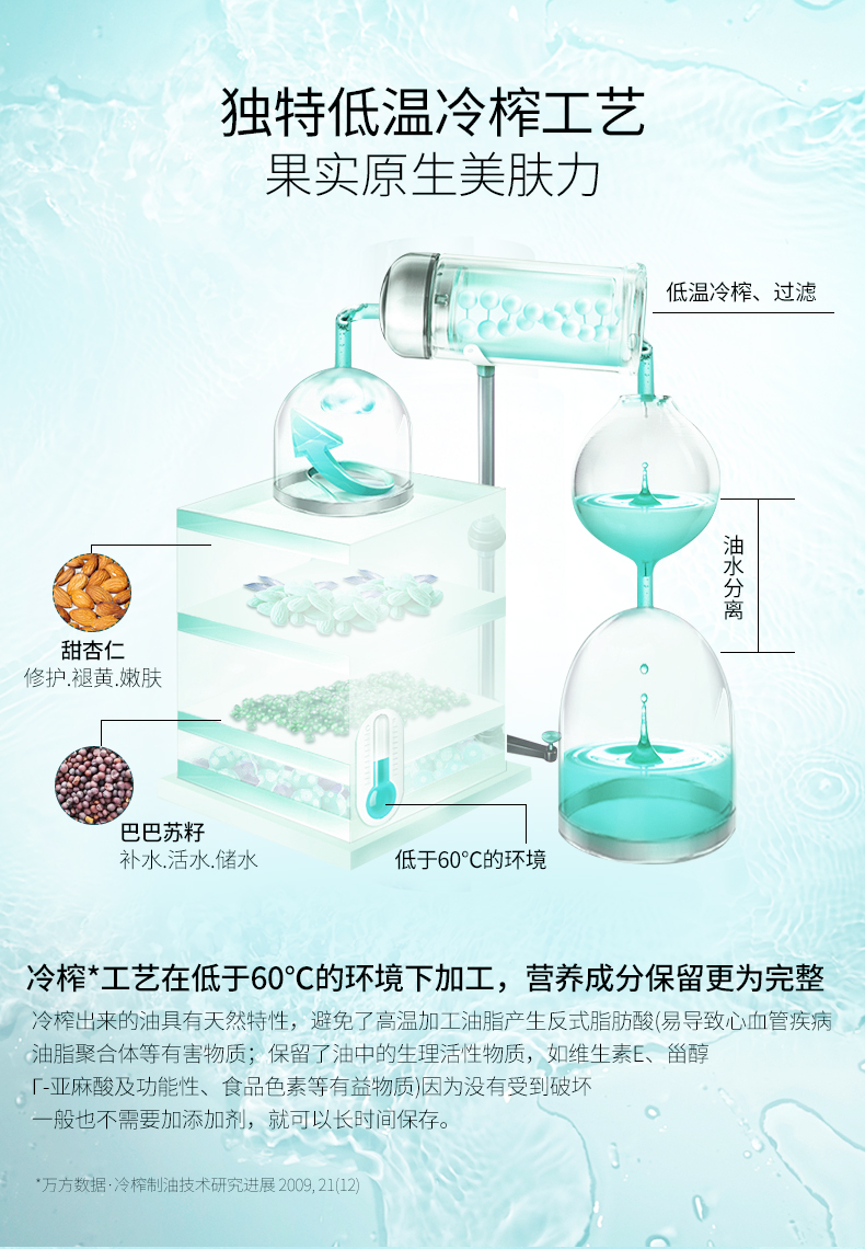 果本官方杏仁巴巴苏水菁灵精华霜50g清爽版保湿补水护肤品男女化妆品 精华霜50g