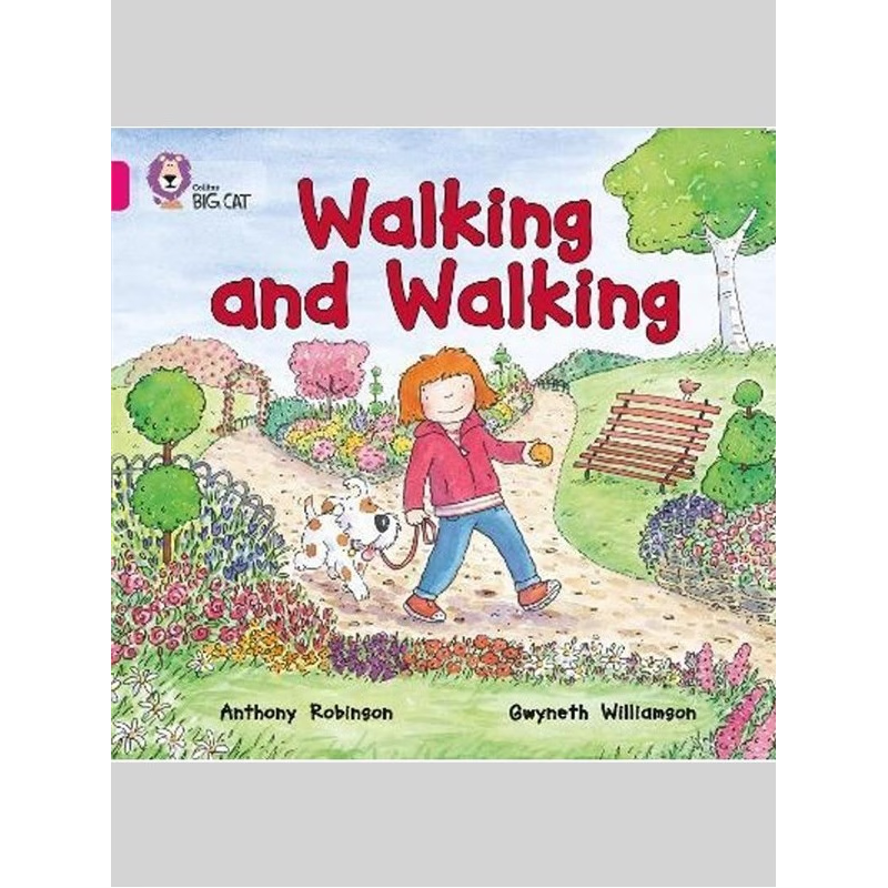 Walking and Walking 英文原版故事绘本 Collins Big Cat 柯林斯大猫  01A/Pink A:  粉色A单本 分级阅读 赠送音频