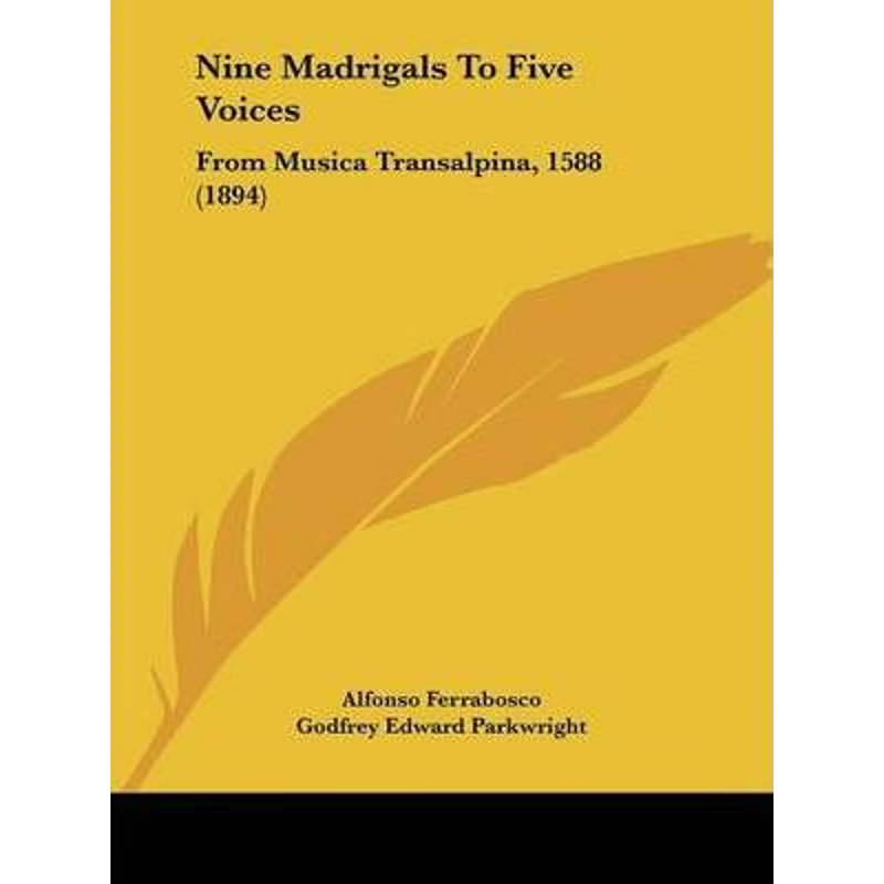 按需印刷Nine Madrigals To Five Voices[9781104300074]