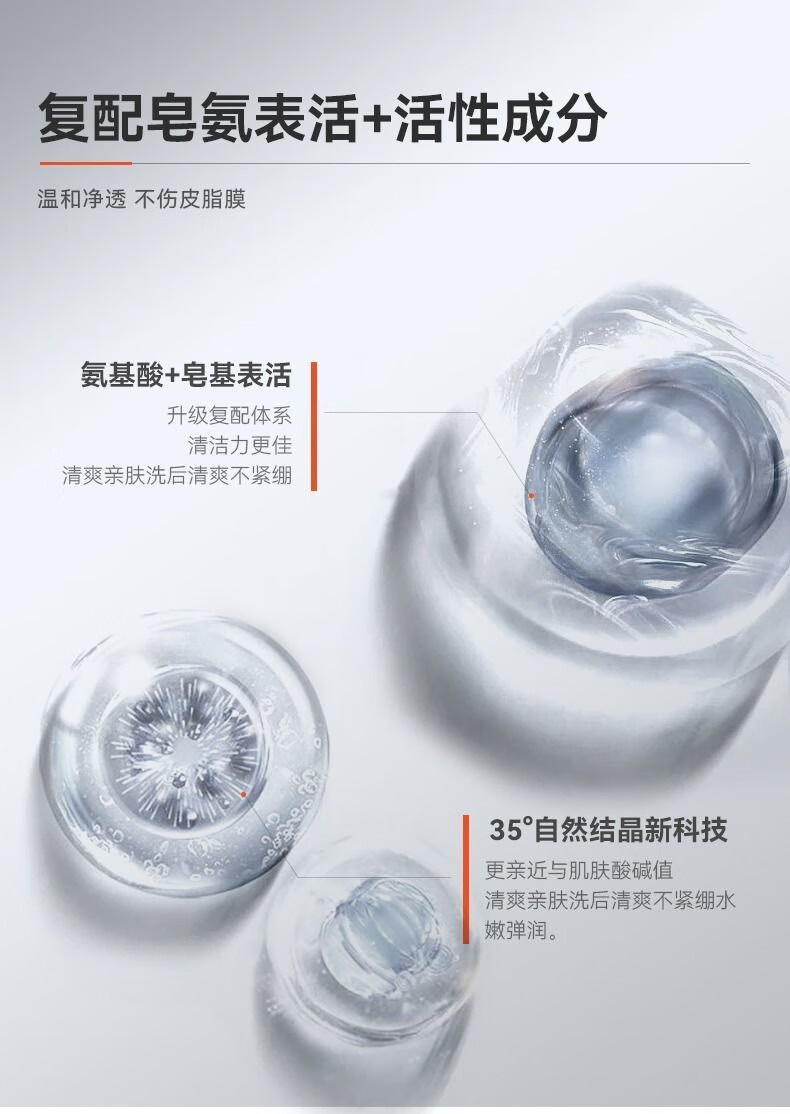 GA洗面奶ga果酸氨基酸洗面奶男士专用深层清洁控油净豆混油肌肤洁面 GA洗面奶100ml*1瓶 【男神专用】