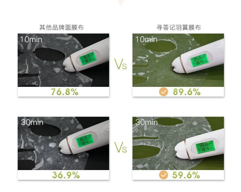 寻荟记 芦荟海藻面膜深层补水清爽保湿毛孔黑炭清洁补水黑面膜男女学生 海藻深补水黑面膜2盒10片