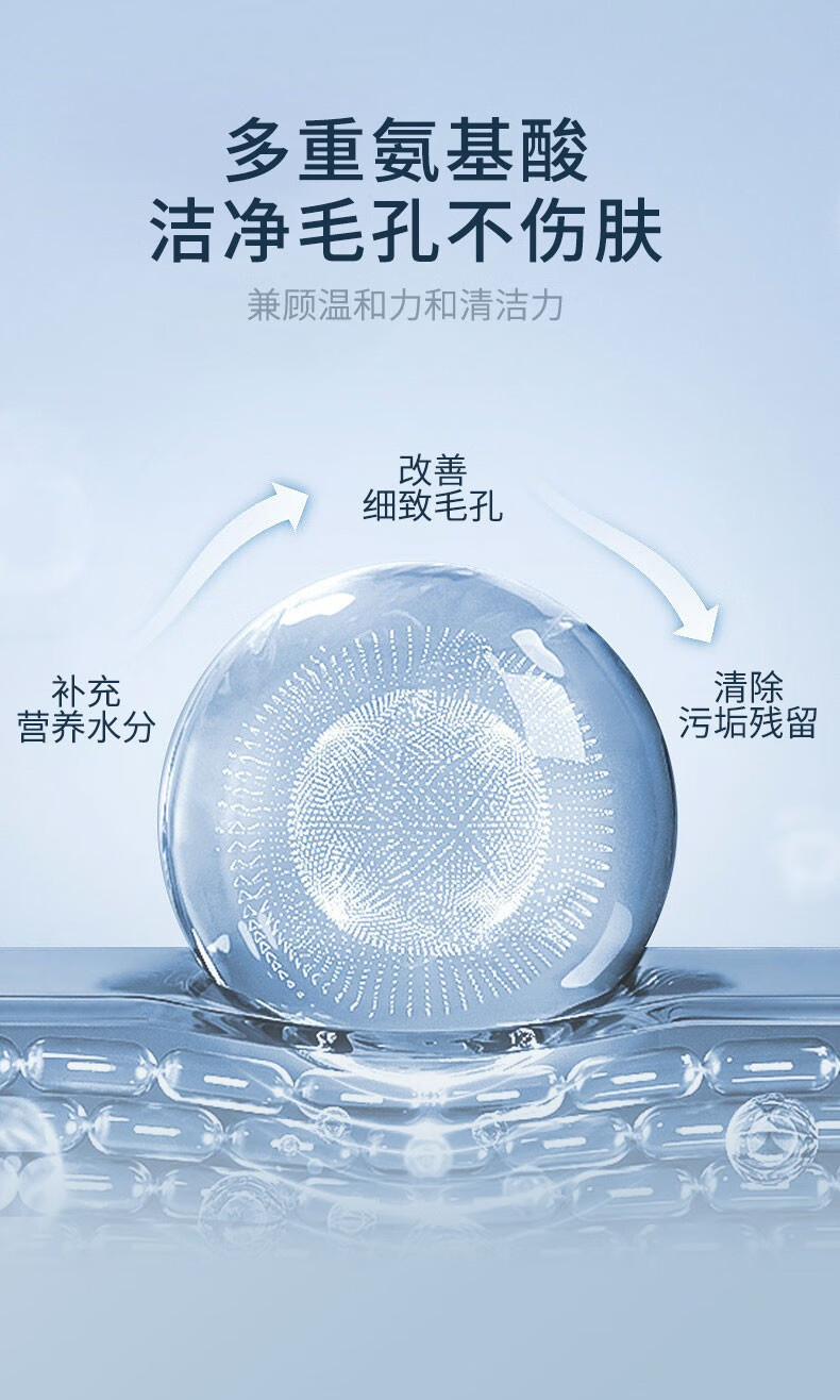 片仔癀祛痘洗面奶氨基酸深层清洁去角质黑头收缩毛孔温和祛痘控油男女士 清痘洁面膏100g（除螨祛痘）