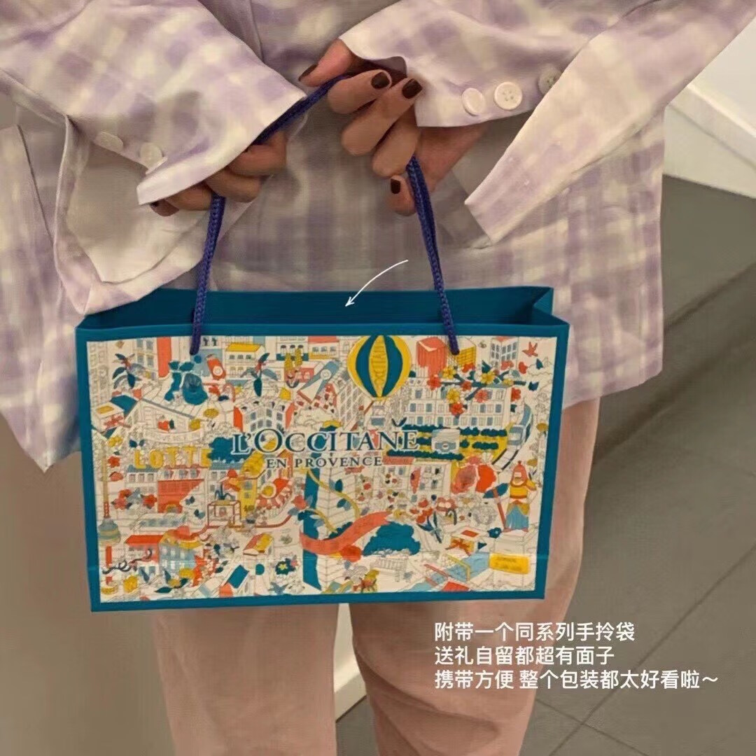 姒桀（精选好物）涂鸦护手霜4件套礼盒装配礼袋伴手礼