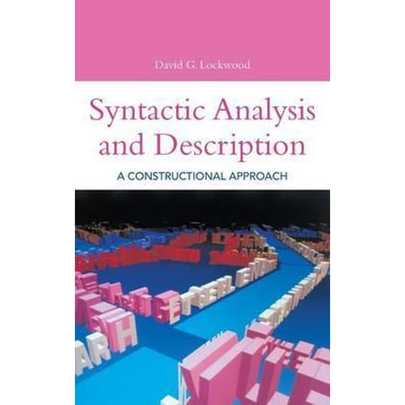 按需印刷Syntactic Analysis and Description[9780826455215]