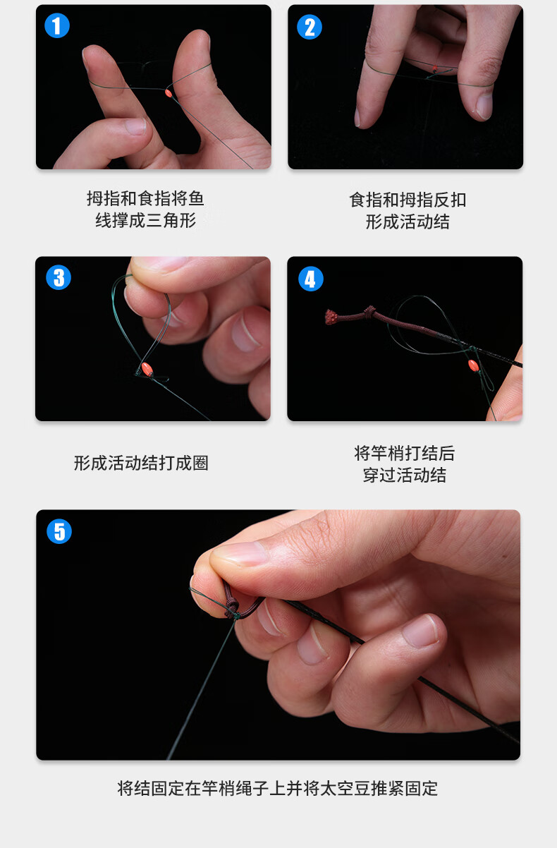 熊火 大物线组 手工绑好鱼线全套成品巨物主线组青鱼草鱼强拉力钓鱼线