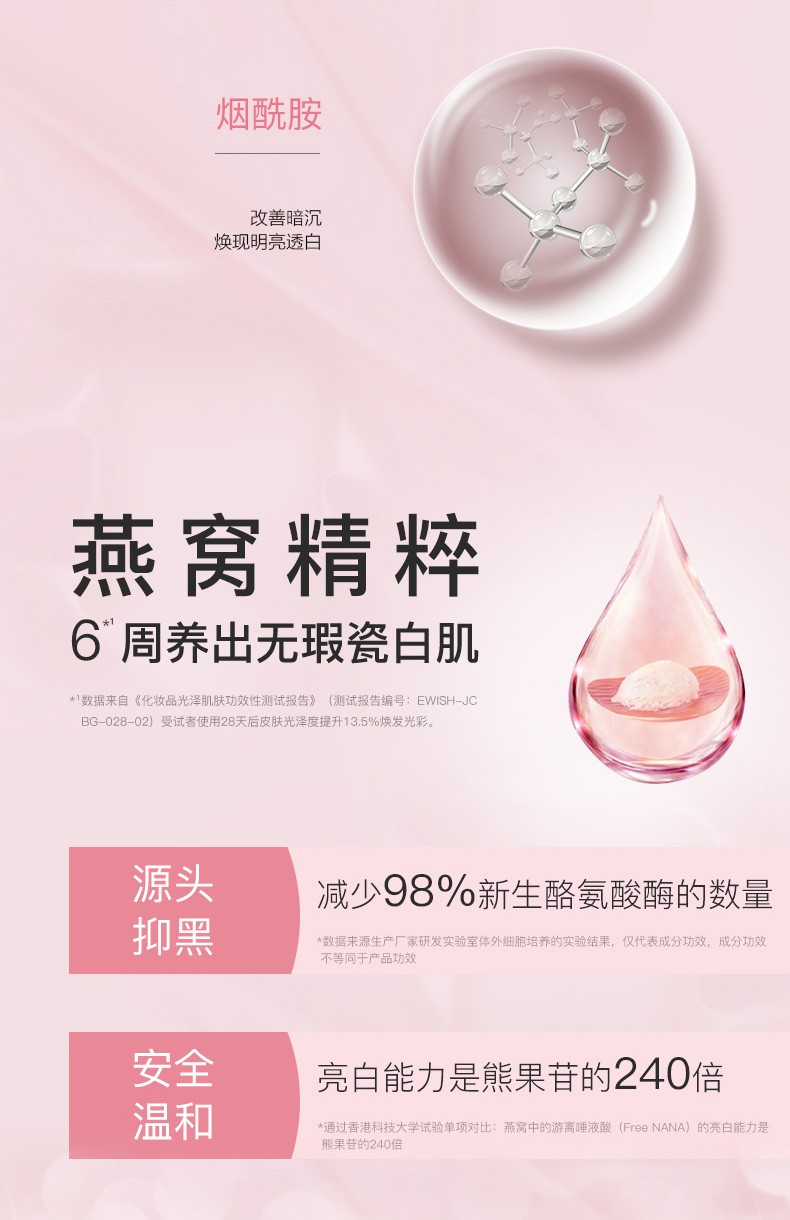 屈臣氏屈臣氏燕窝补水保湿白皙润白滋润紧致面膜女 classic皙白沁润面膜18片