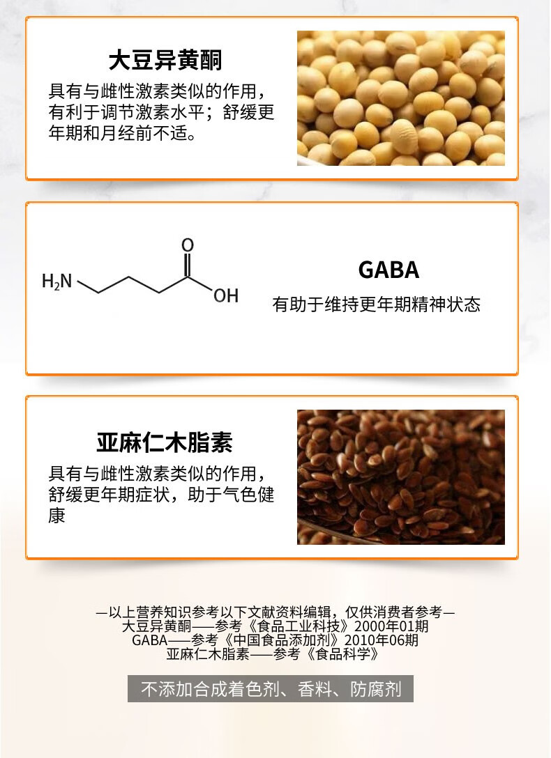 5，芳珂FANCL 日本進口 大豆異黃酮片*2袋裝  30片/袋 含GABA   異黃酮大豆 平衡激素 大豆異黃酮*2袋裝