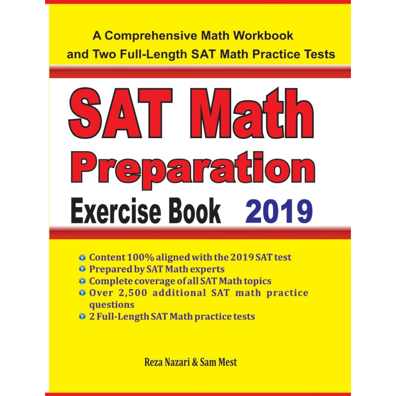 按需印刷SAT Math Preparation Exercise Book[9781646120291]