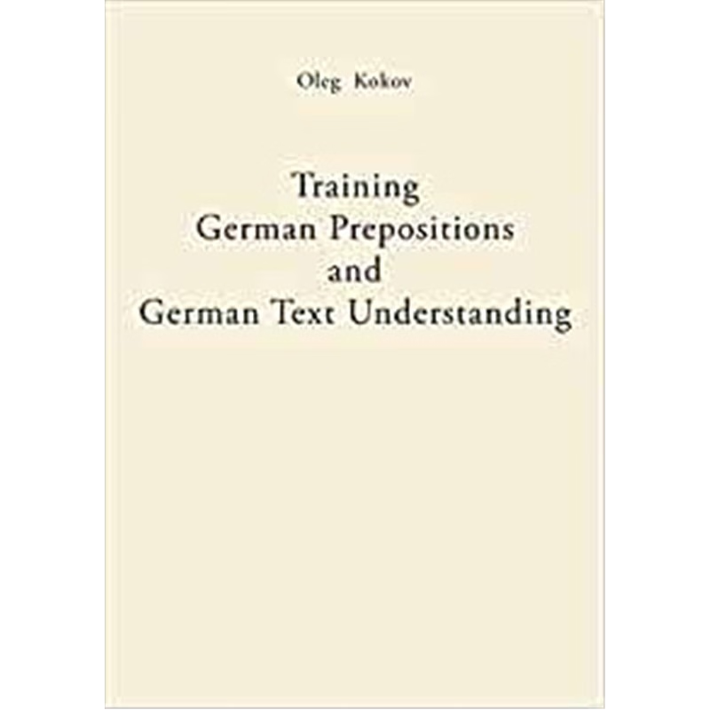 预订Training German Prepositions and German Text Understanding