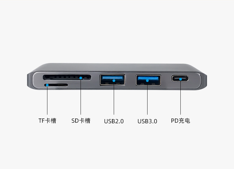 苹果平板ipad pro笔记本电脑type-c转usb接硬盘鼠标u盘接头转换器 深