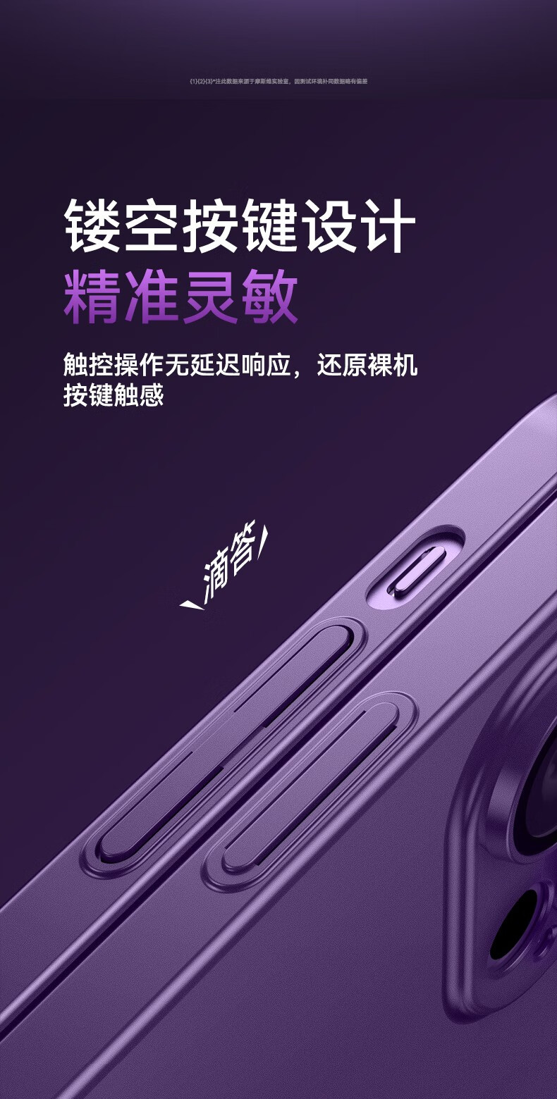 摩斯维【自带镜头膜】苹果14promax手机壳iPhone14保护套镜头全包防摔高端磨砂透明男女软壳 苹果14ProMax【暗紫色】精密防尘孔+镜头膜