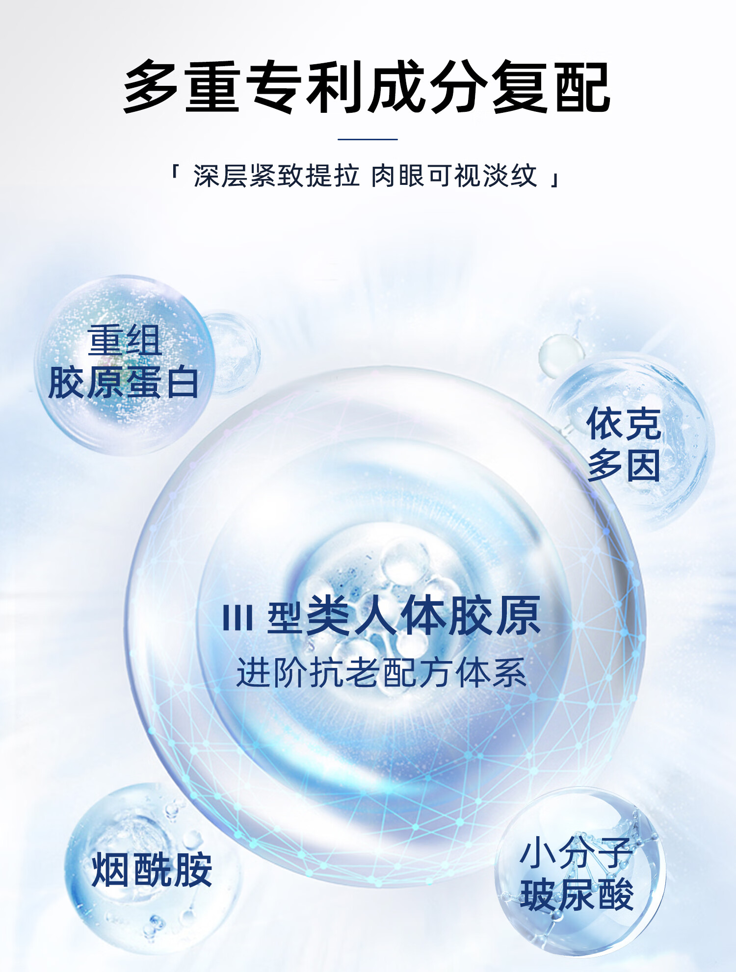 华康森次抛精华液 抗皱紧致 面部呵护敏肌透亮盈润III型胶原次抛 1.25ml 次抛精华液5支小盒