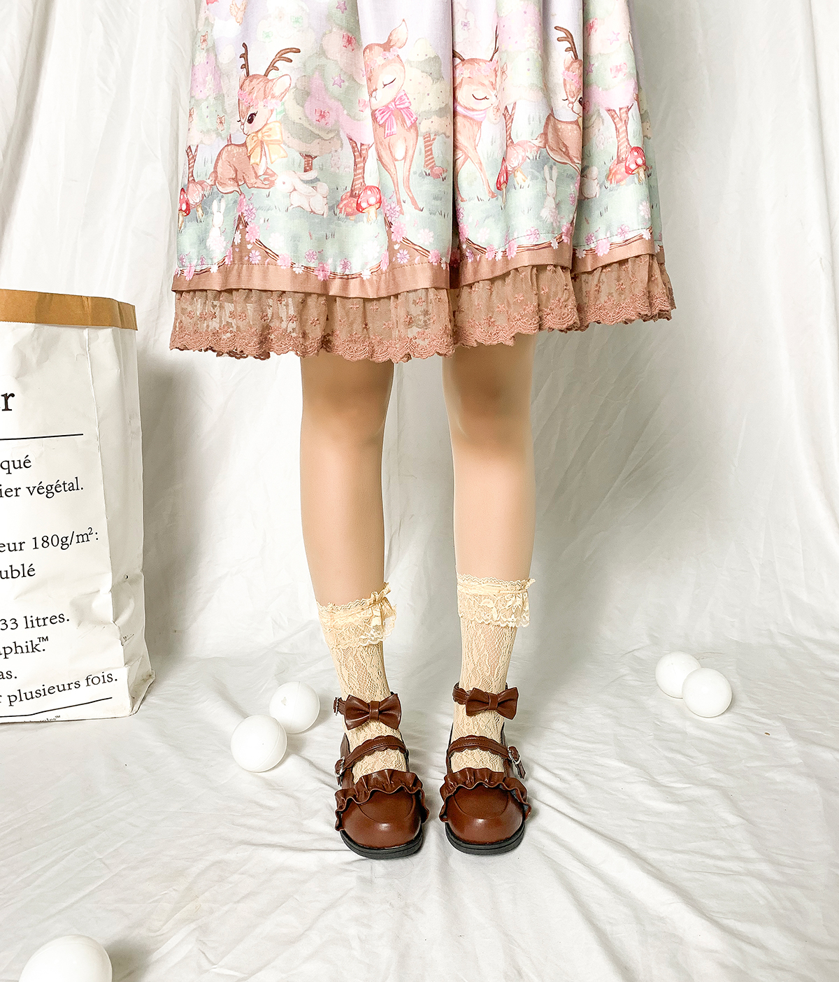 【品牌直营】梅露露lolita鞋子女低跟平底茶会款jk制服鞋洛丽塔鞋子