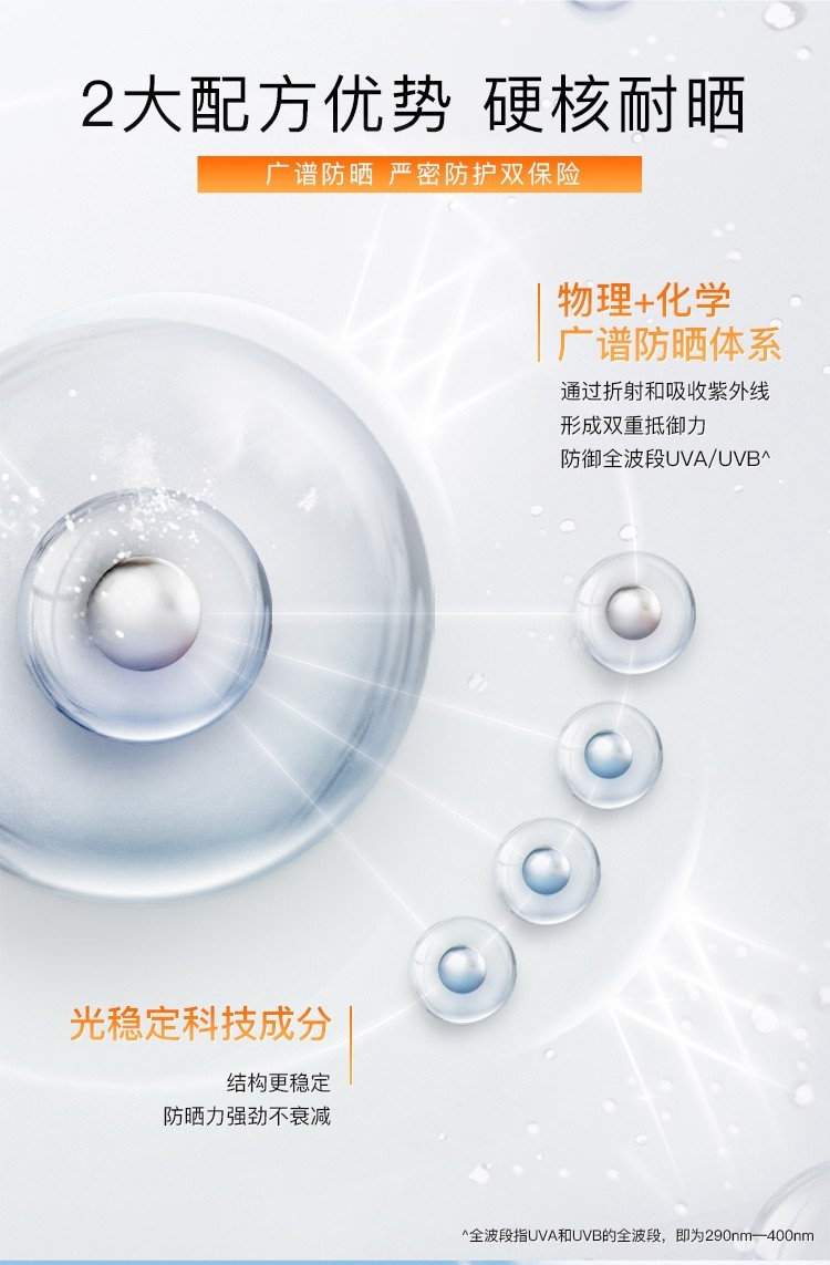 高姿多效倍护美白防晒喷雾SPF50美白防晒霜防嗮面部男女隔离紫外线PA 多效美白防晒120ml