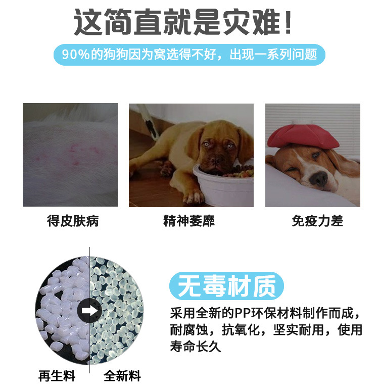 户外圆形宠物窝泰迪小型犬猫窝狗窝蛋形塑料狗笼夏季半封闭式猫咪浅桔色57 43 42cm 图片价格品牌报价 京东