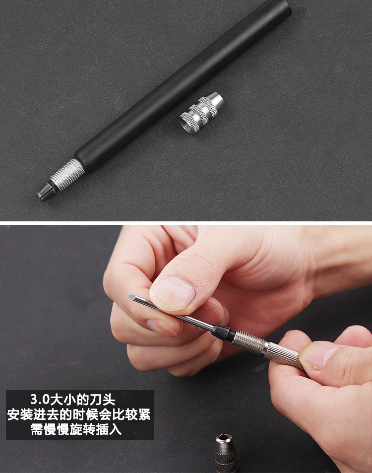 雕刻刀核雕刀木刻刀文玩手工橄榄核桃核蛋雕微雕套装雕刻工具 刀头
