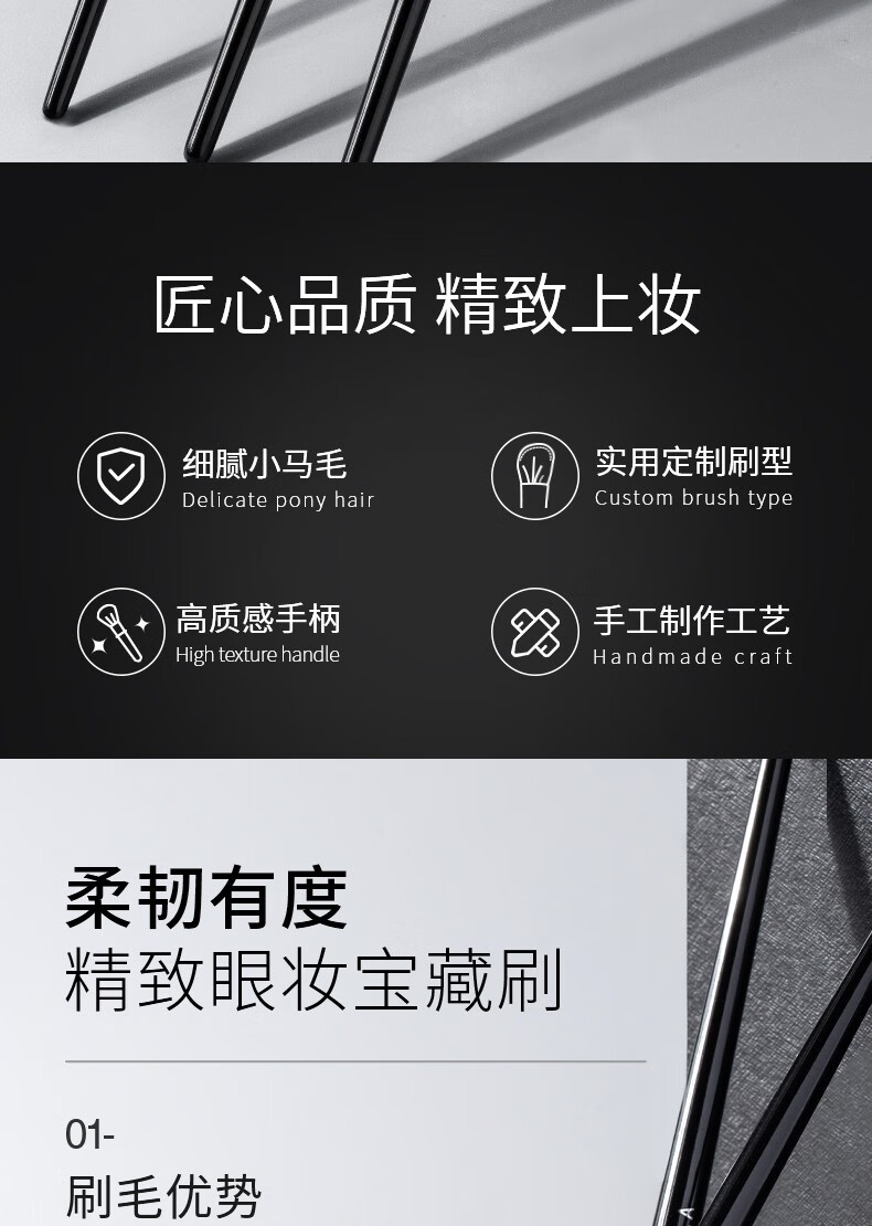 AOLANLA 美国15号眼影刷小号小圆头专业眼影便携一支装化妆刷 15# 眼影刷