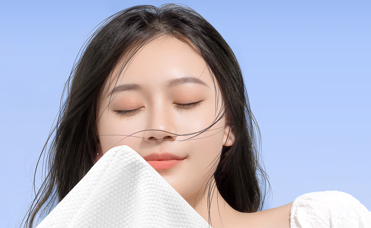 欧亿姿（oeiez）洗脸巾一次性洁面绵柔巾干湿两用擦脸巾抽取式面巾纸洗面美容巾 3包【加厚80%】珍珠纹100抽*3包