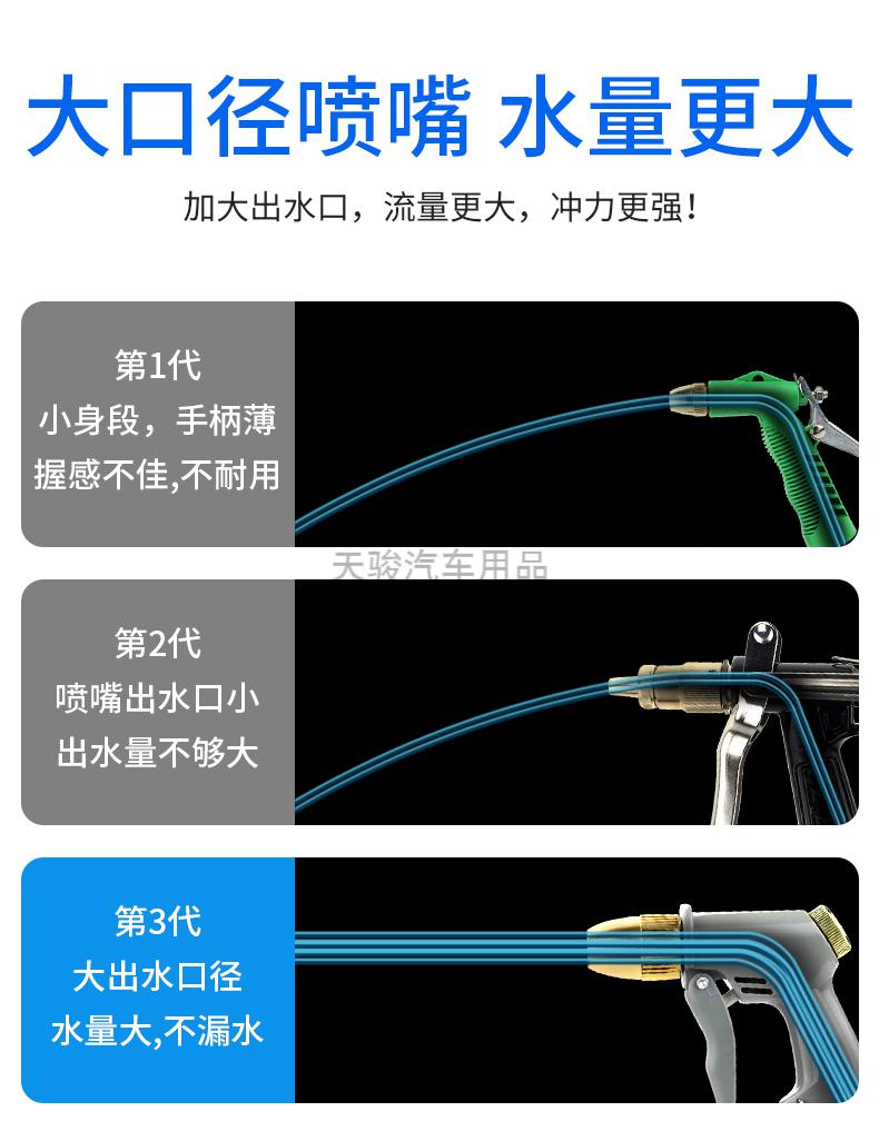 音款高压洗车水枪家用套装冲车神器软管汽车压力工具浇花水管水抢喷头