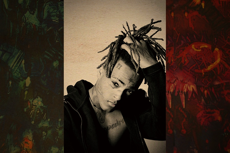 xxxtentacion海报 壁纸贴画说唱嘻哈牛皮纸卧室饶舌hiphop装饰画 1(5