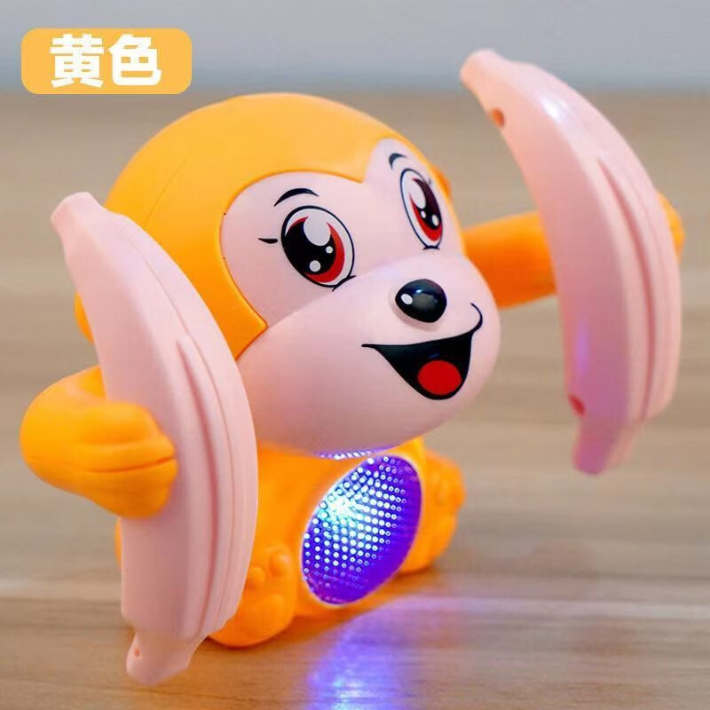 电动音乐翻滚猴儿童玩具小猴子声控翻滚吧猴子益智玩具送男孩女孩婴儿