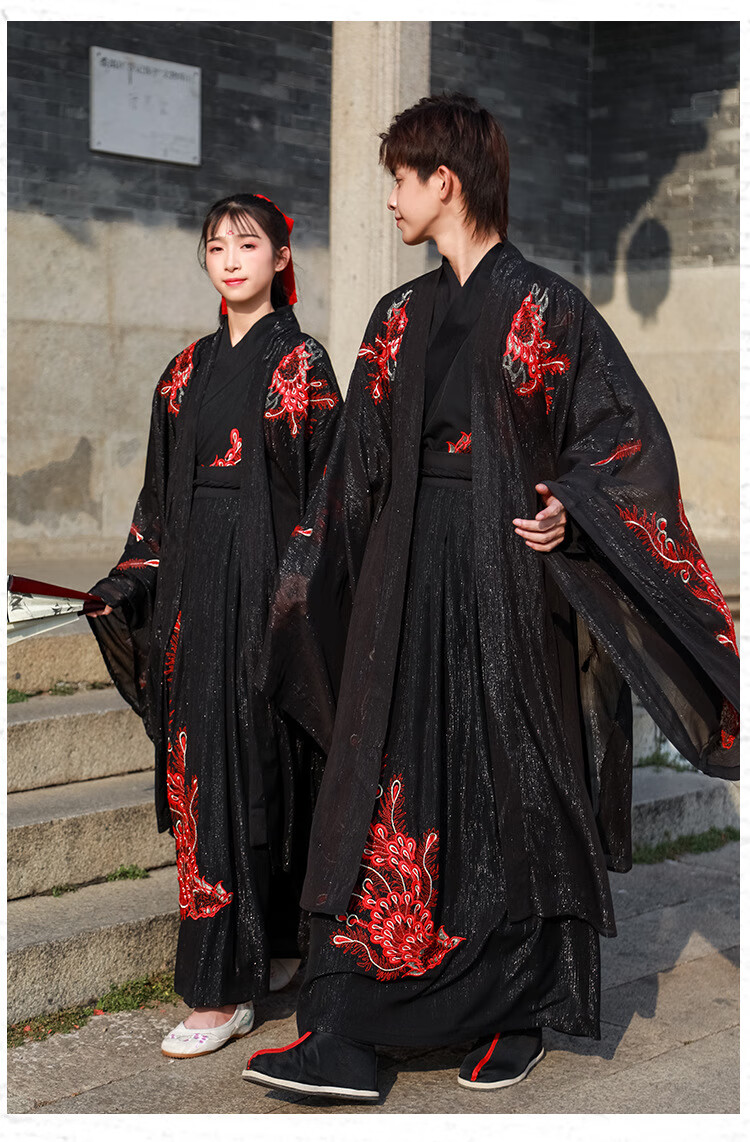 汉服男古装长袍全套中国风情侣cp武侠复古学生日常表演服男士仙气新品