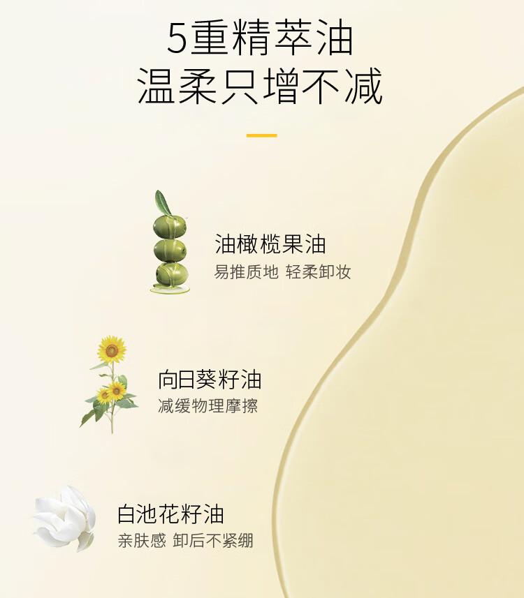 李医生卸妆油二裂酵母精华洁颜油温和精油萃取乳化以油融妆舒敏清洁肌肤 二裂酵母精华洁颜油