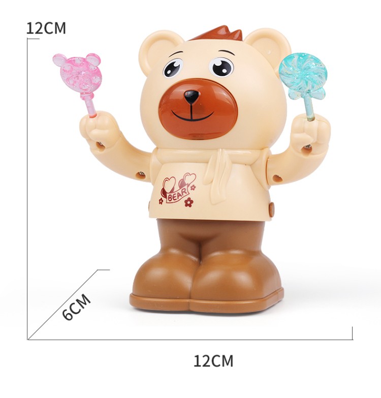 灯光音乐早教玩具宝宝婴会唱歌跳舞儿童玩具 声控电动翻斗猴【粉紫】