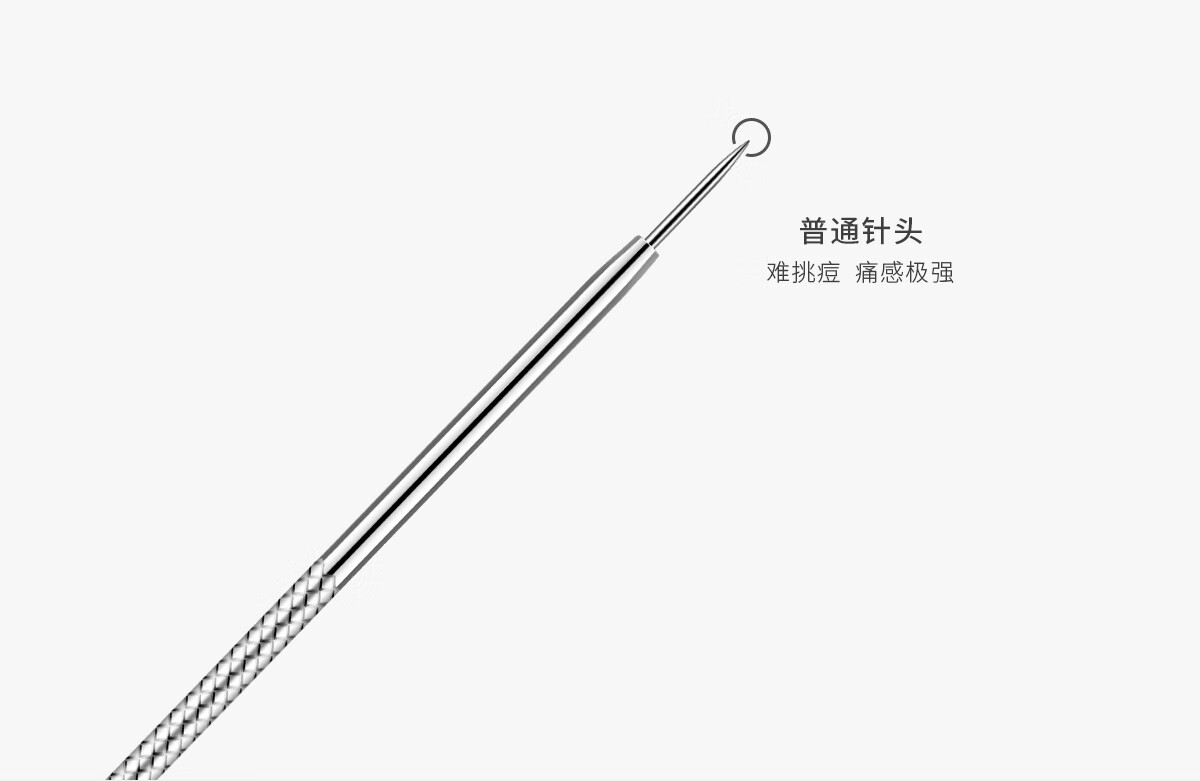 CARLI BYBEL粉刺针挤祛痘去痘痘清痘排针黑头专业工具闭口套装针清细胞夹镊子 【黑头粉刺精准清洁】尖嘴夹