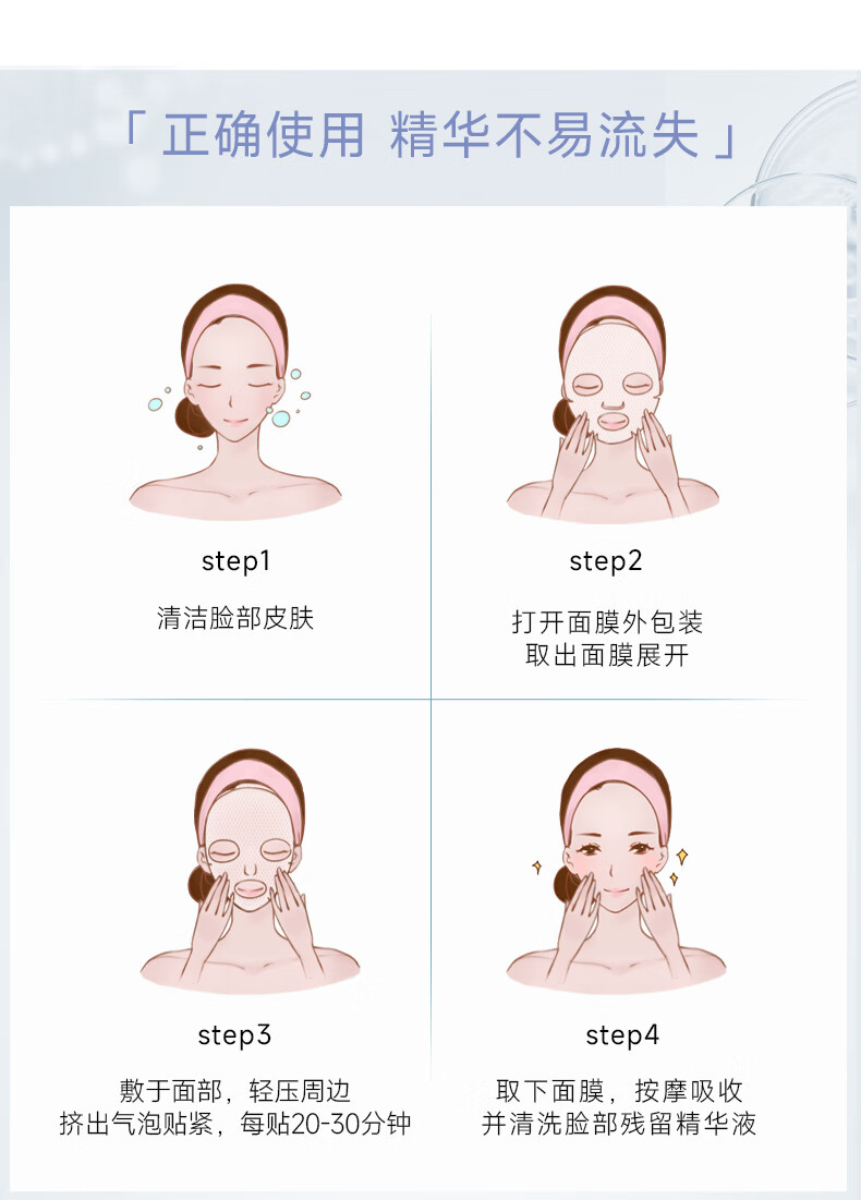 可复美大水膜 透明质酸钠水润贴 保湿补水弹嫩 水润贴 3片
