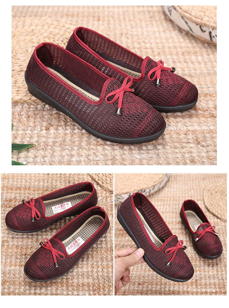 艺汇家老北京女士布鞋手工汉服绣花布鞋古装广场舞帆布鞋新款浅口透气休闲妈妈鞋软底单鞋 ZY-11灰色 38