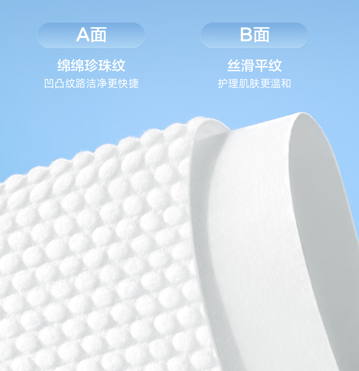 欧亿姿（oeiez）悬挂式洗脸巾一次性加厚抽取式洁面巾擦脸巾珍珠纹面巾纸洗脸巾 4提/2400g-加大加厚【含挂钩】