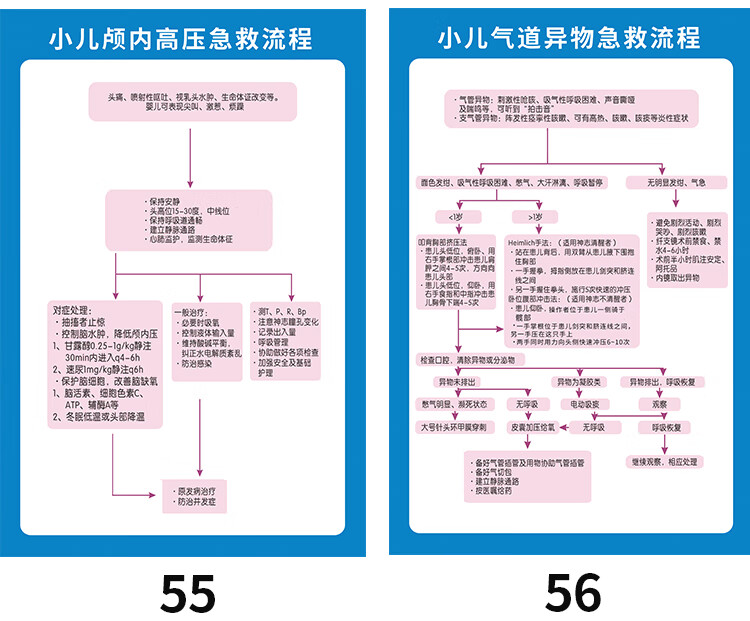 表新版挂图459种中西药注射剂输液检索表 青霉素过敏性休克抢救流程图