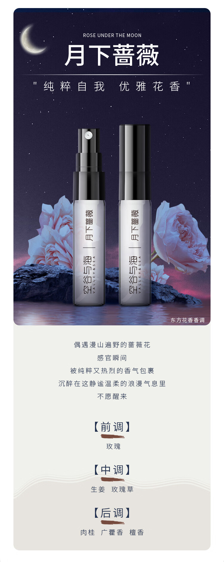 空谷与海不舍昼夜香水礼盒持久留香柑橘香木质香花香旅行装生日礼送男女友 不舍昼夜香水礼盒（2.5ml*3）