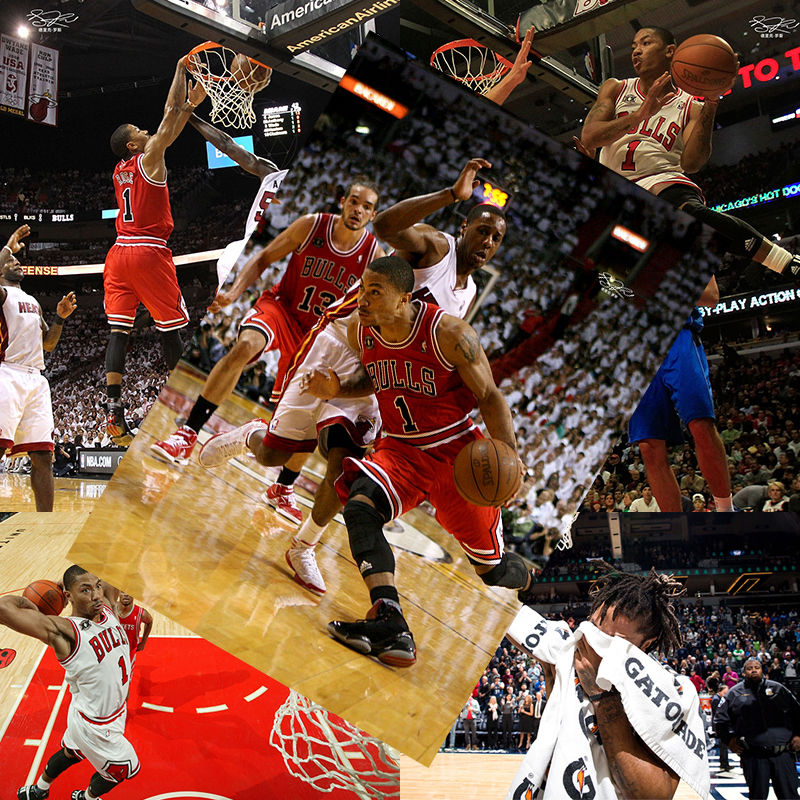 罗斯海报高清写真照片nba球星高清照片周边宿舍墙纸墙贴罗斯a版高清