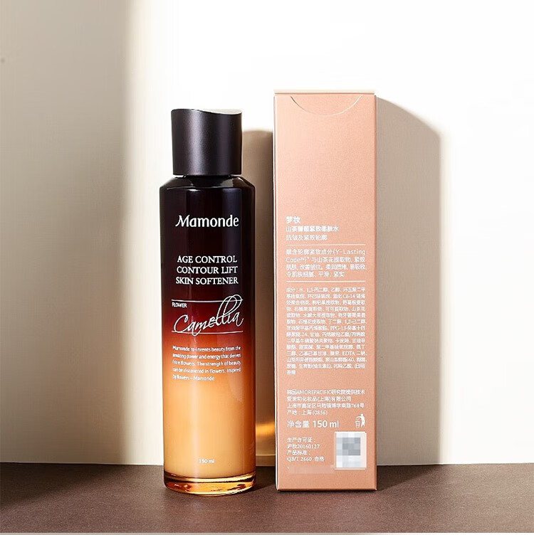 梦妆爽肤水补水保湿细腻精华水 山茶凝时塑颜柔肤水*150ml